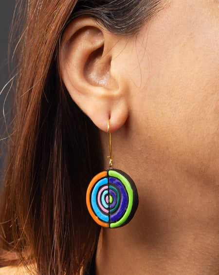 Geometric Necklace Set – Colorful Handmade Clay Jewelry in the USA