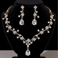 Crystal Vine Bridal Jewelry Set – Luxurious Wedding Jewelry in USA