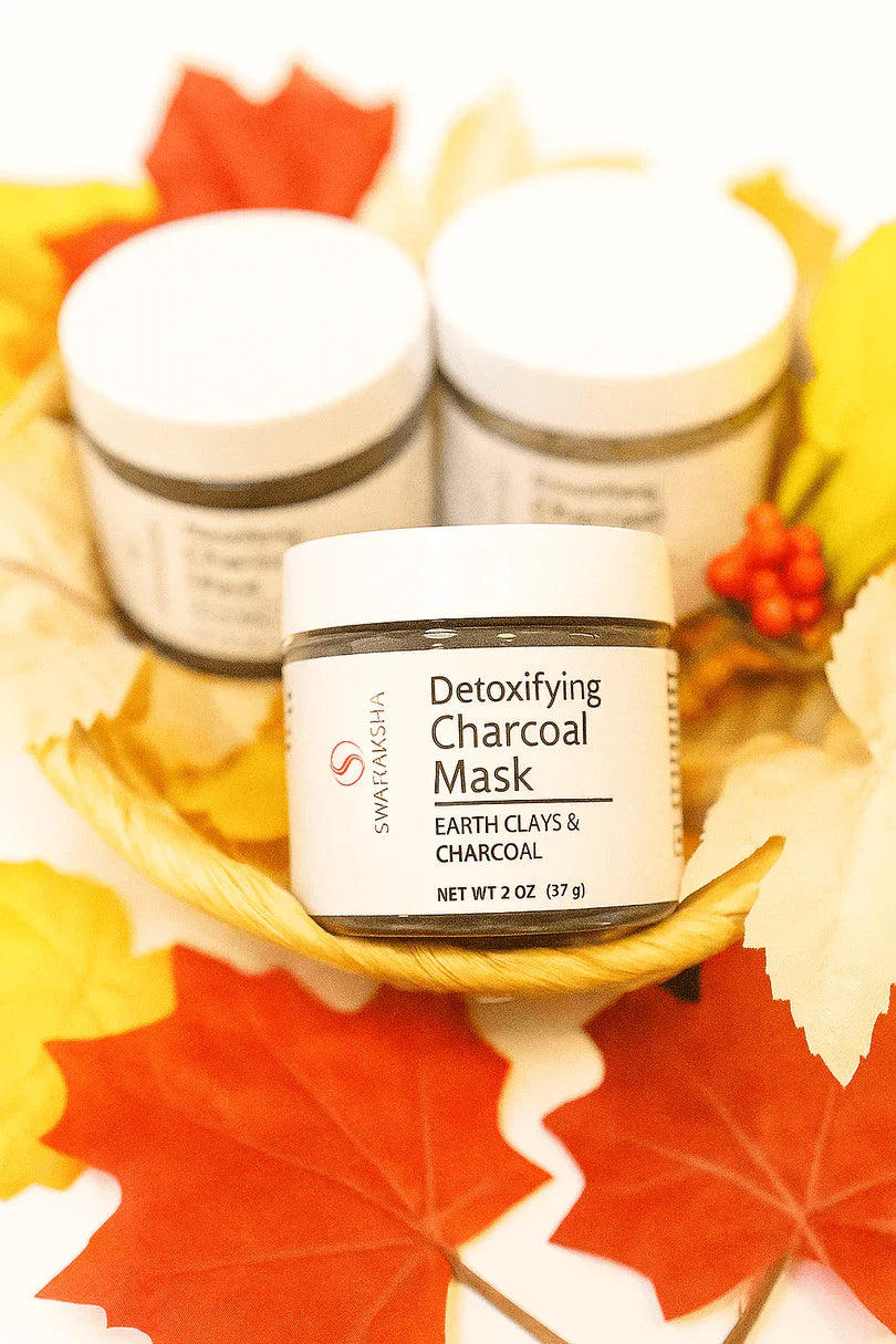 Swaraksha Detoxifying Charcoal Mask – Earth Clays & Charcoal for Deep Skin Cleansing in the USA