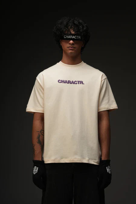 CHARACTR. Oversized Graphic T-Shirt – “THE FORTUNE” Cream Edition
