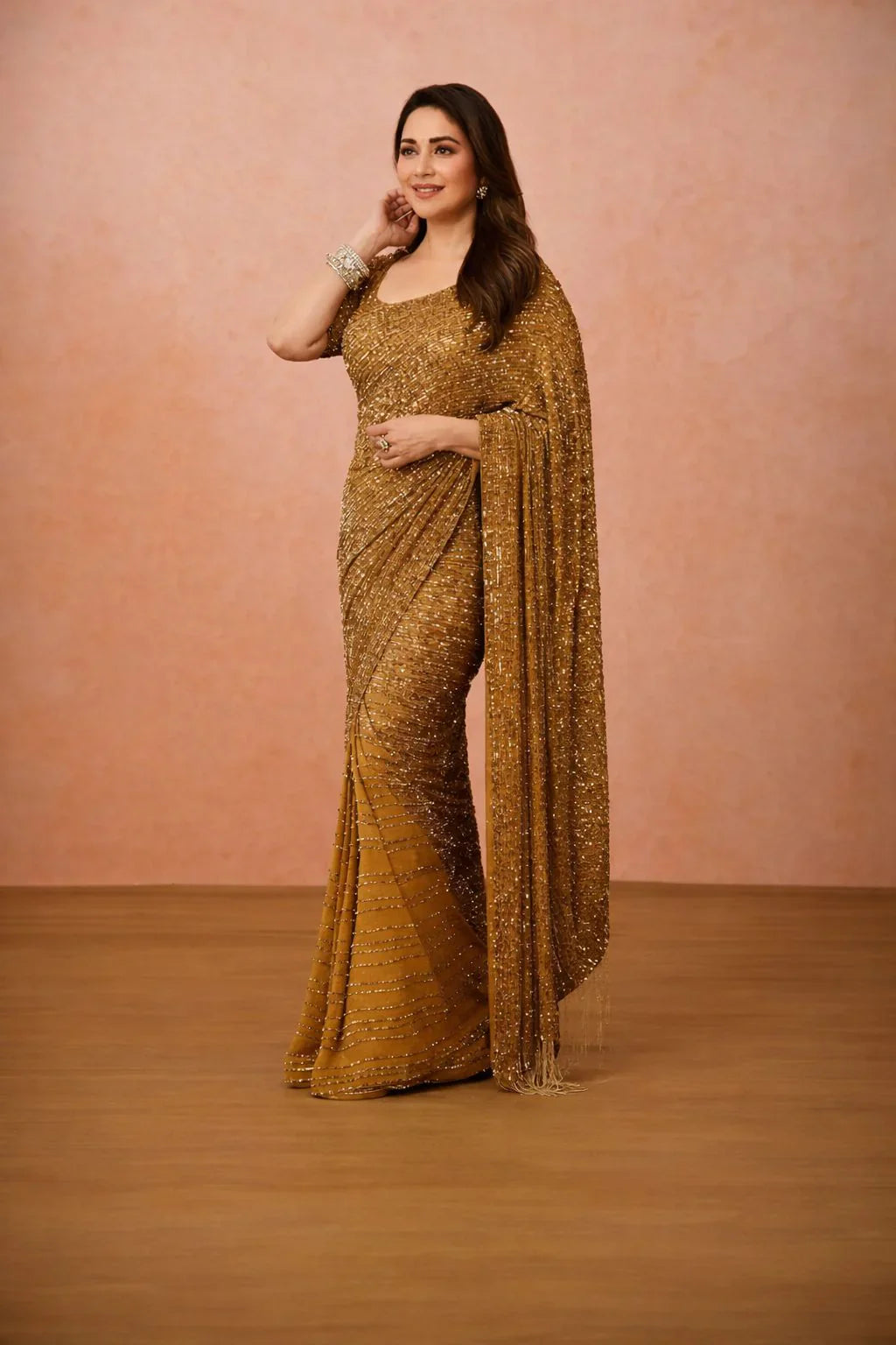 Heavy Georgette Fancy Saree – Designer Party Wear Elegance in USA