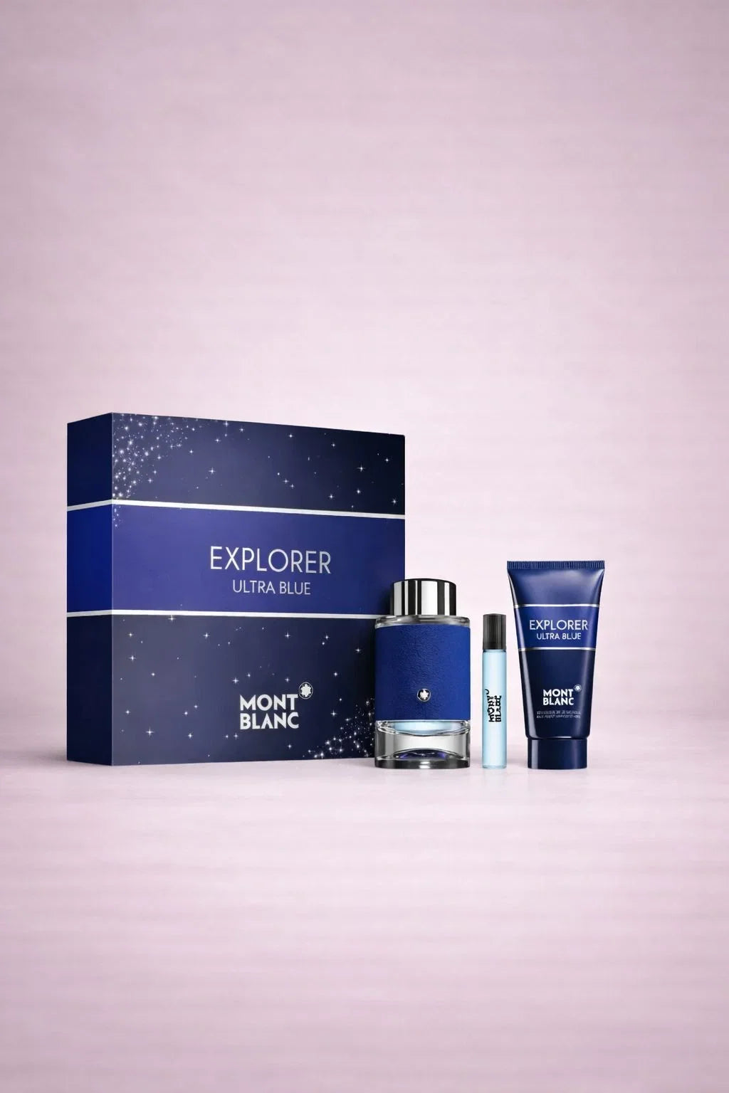 Mont Blanc Explorer Ultra Blue 3-Piece Gift Set