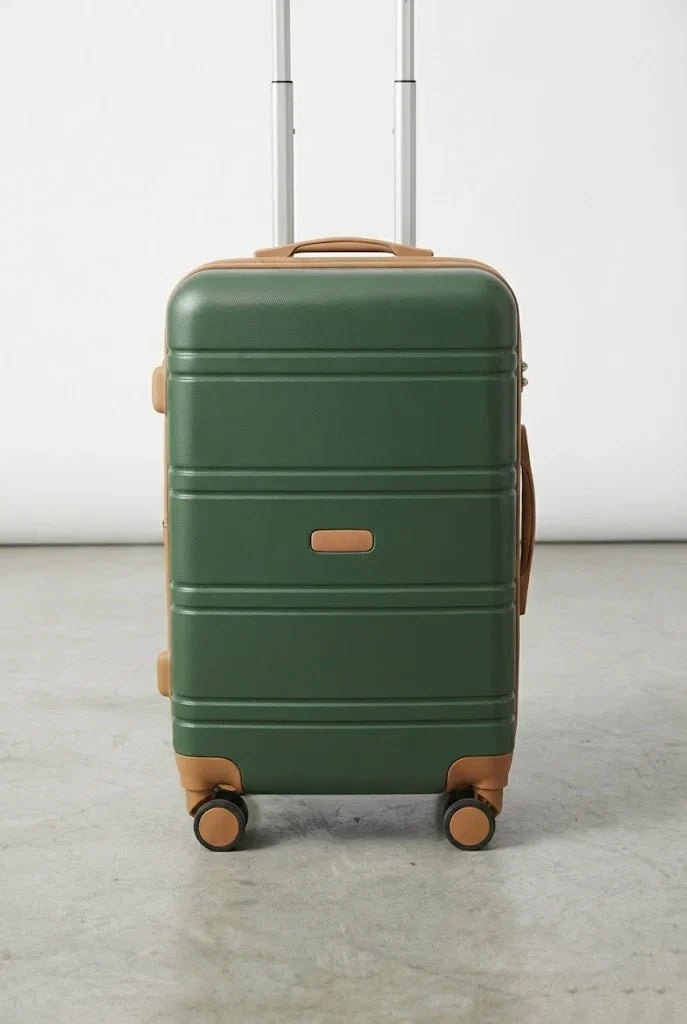 Olive Green Hard Shell Spinner Luggage – Premium Travel Suitcase for USA Travelers
