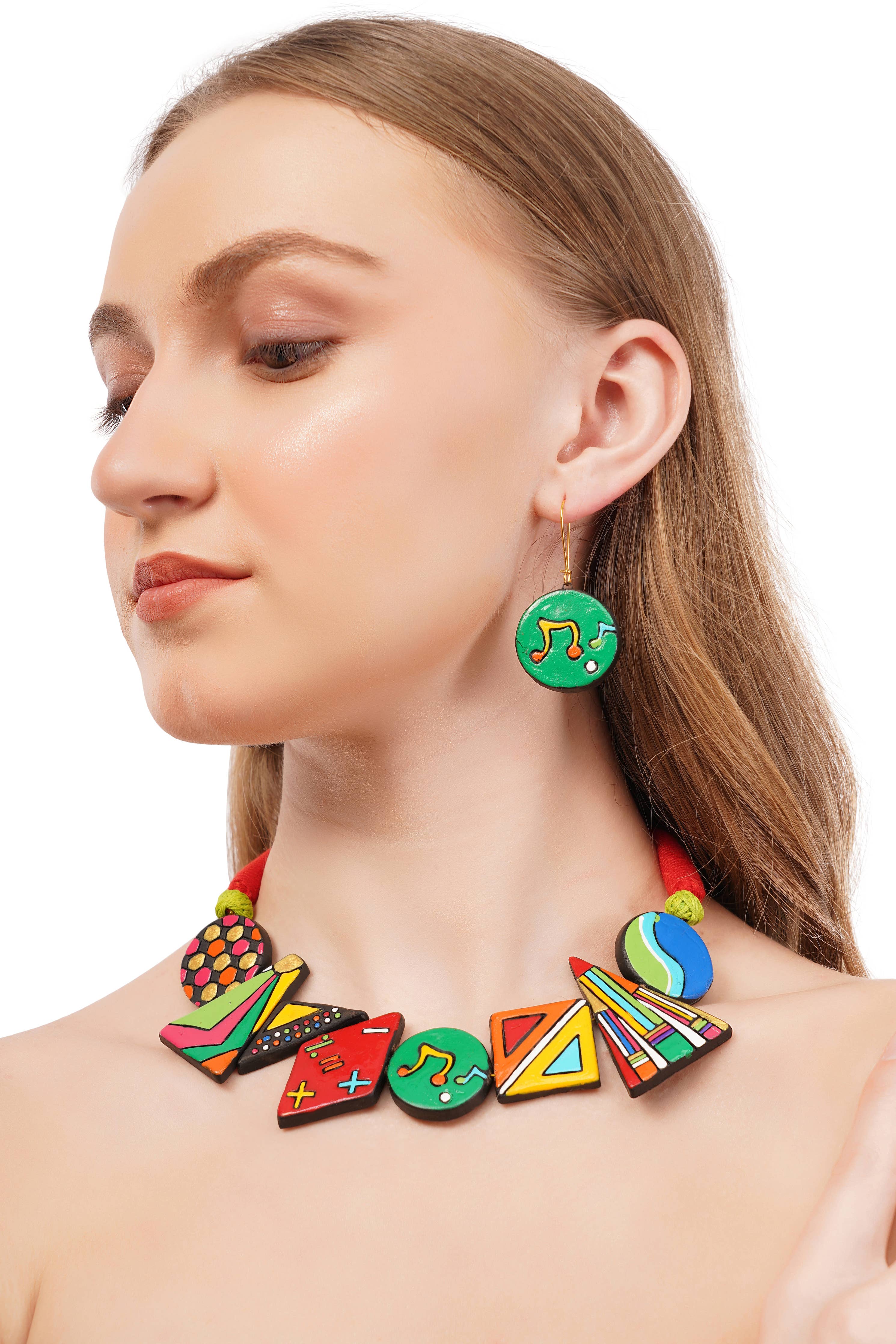 Music Notes Jewelry Set | Clay Jewelry | Back To School Set