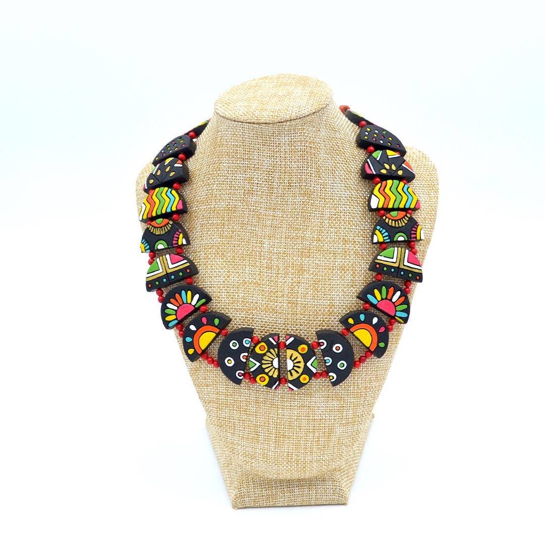 Half Moon Jewelry Set | Clay Jewelry | Celestial Jewelry