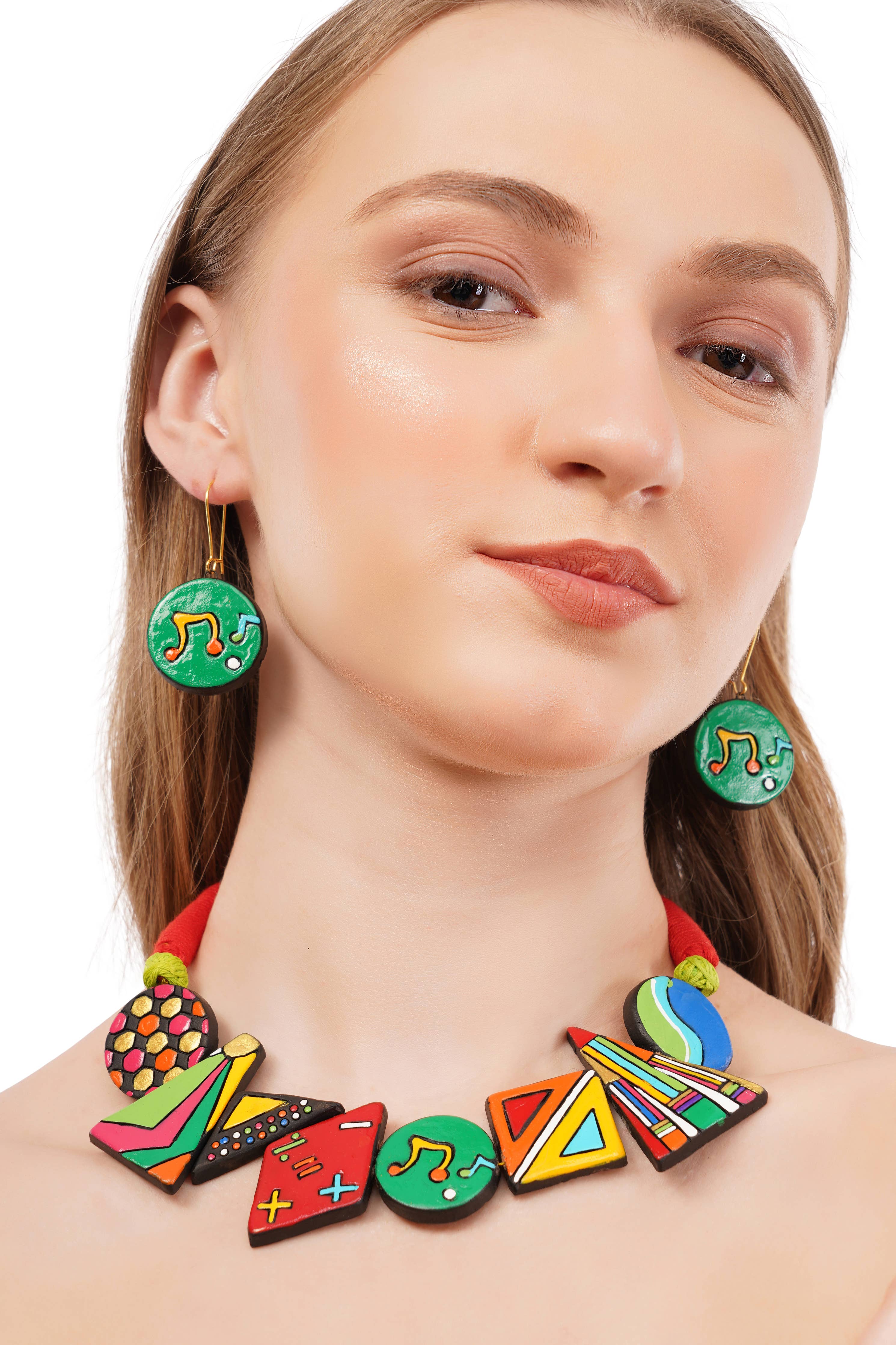 Music Notes Jewelry Set | Clay Jewelry | Back To School Set