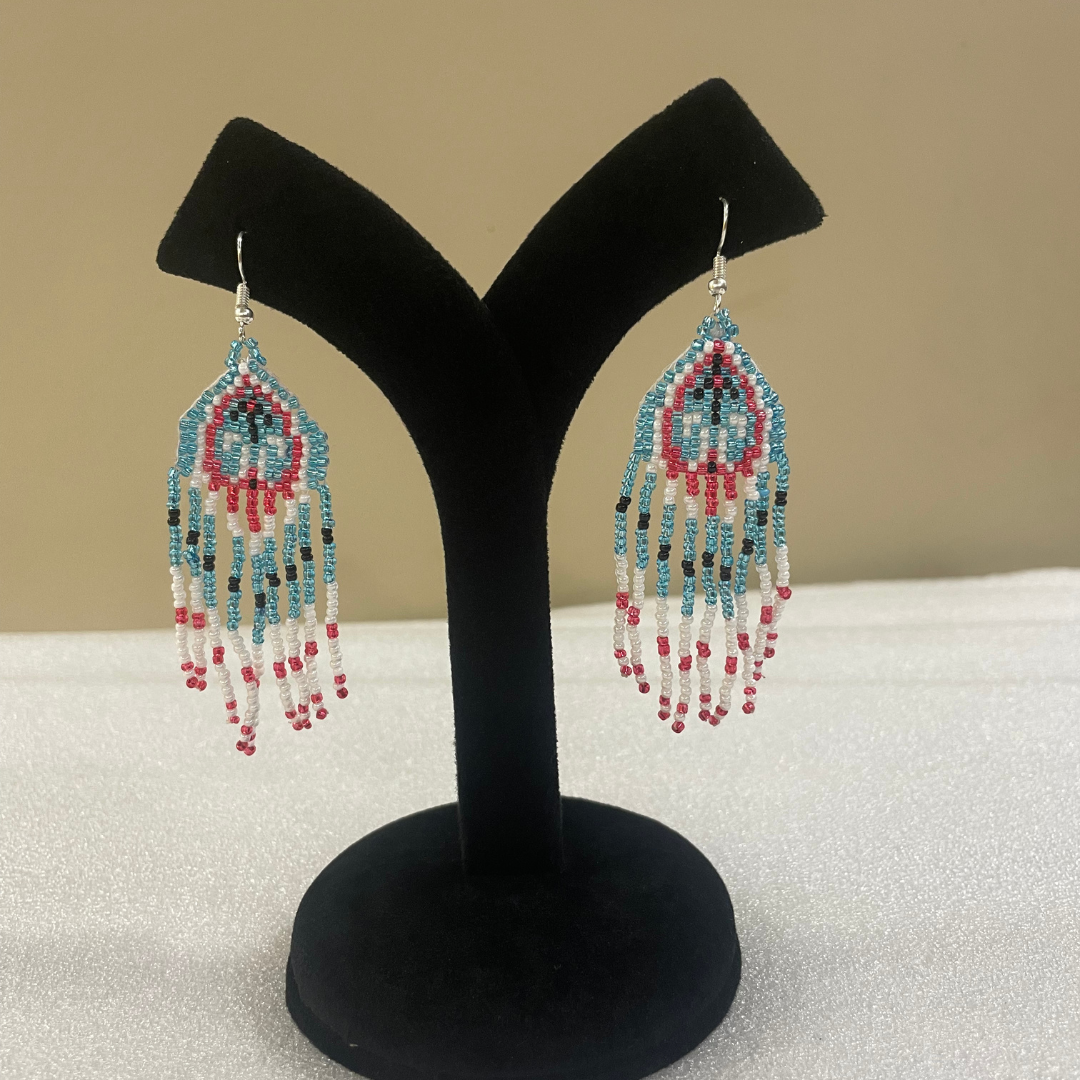 Butterfly Jewelry Set | Beaded Jewelry | Spring Blue Jewelry