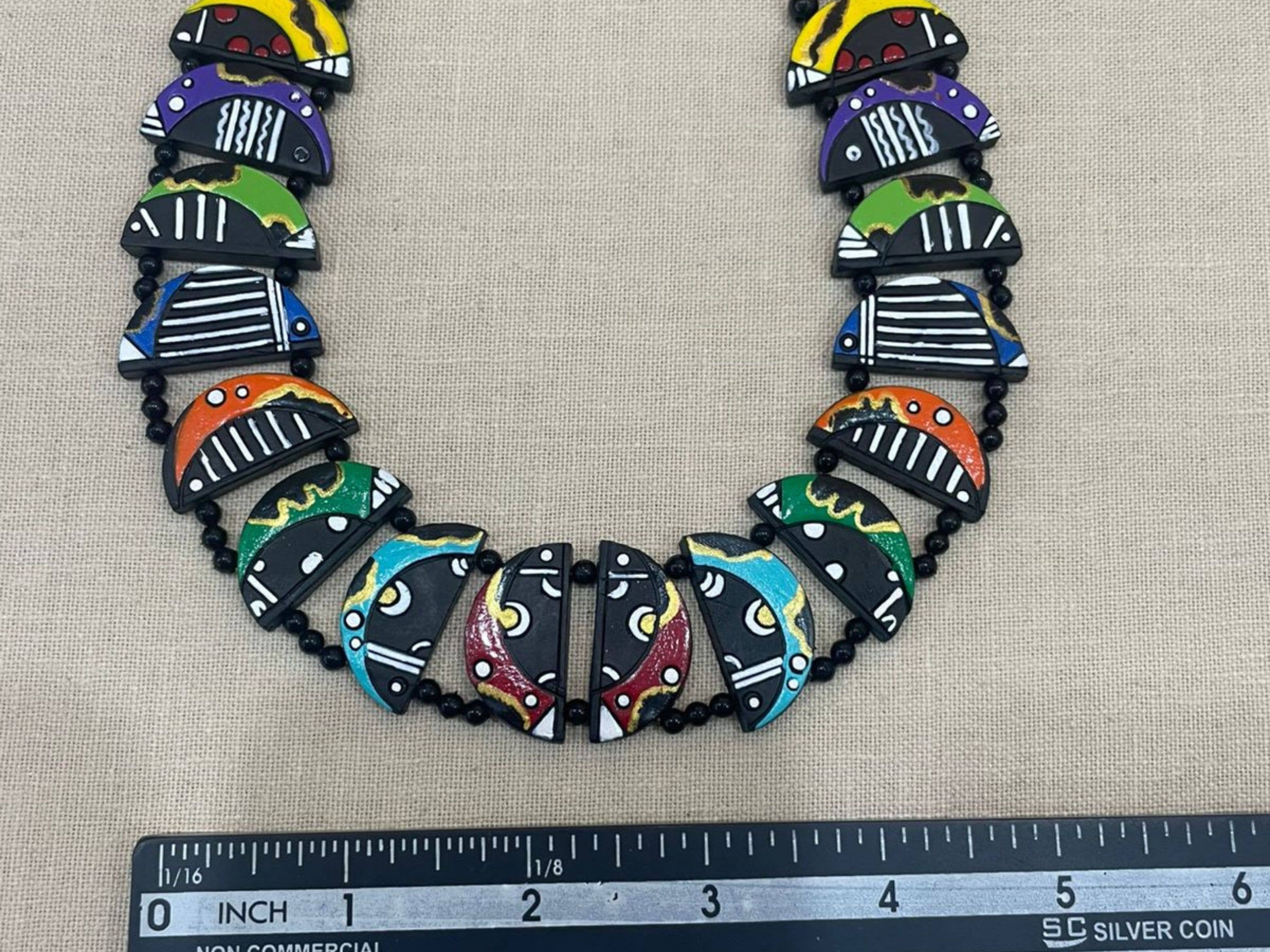 Crab Jewelry Set | Clay Jewelry | Multicolor Boho Set