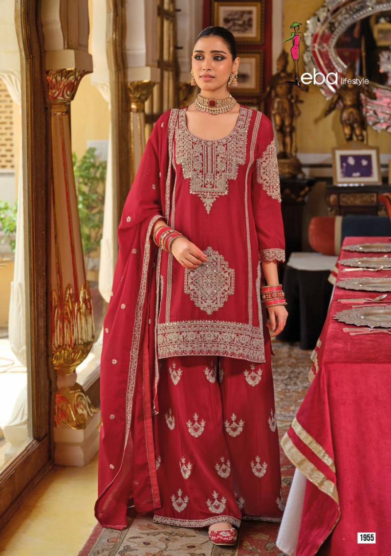 Eba Avantika Chinon Embroidered Salwar Suits