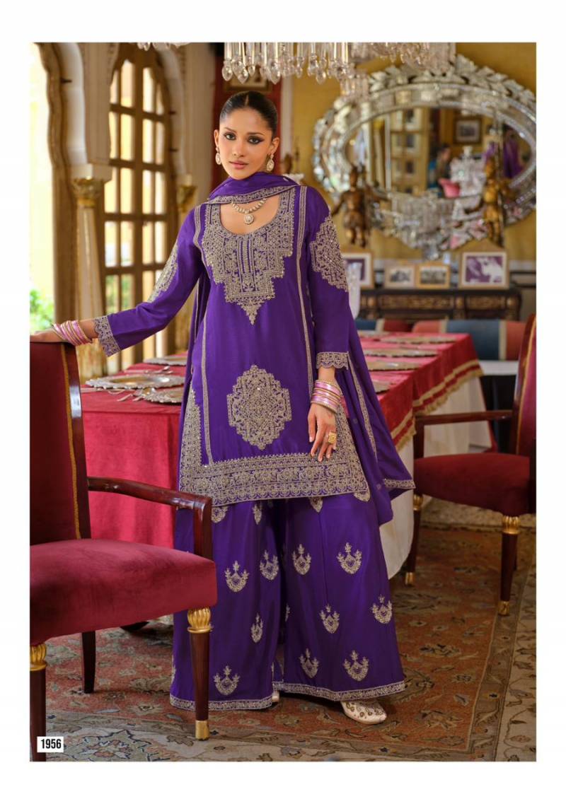 Eba Avantika Chinon Embroidered Salwar Suits