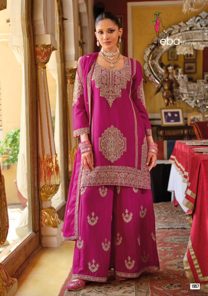Eba Avantika Chinon Embroidered Salwar Suits