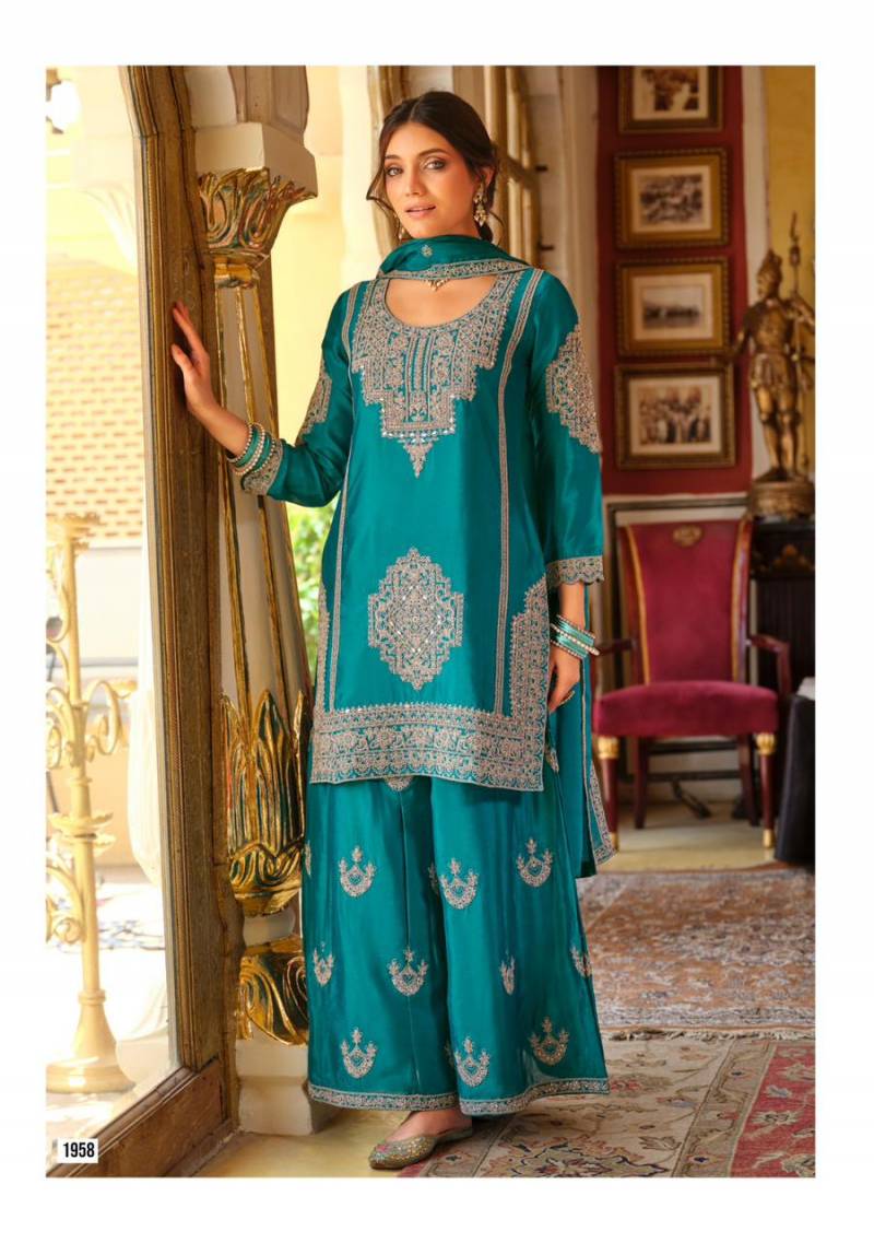 Eba Avantika Chinon Embroidered Salwar Suits
