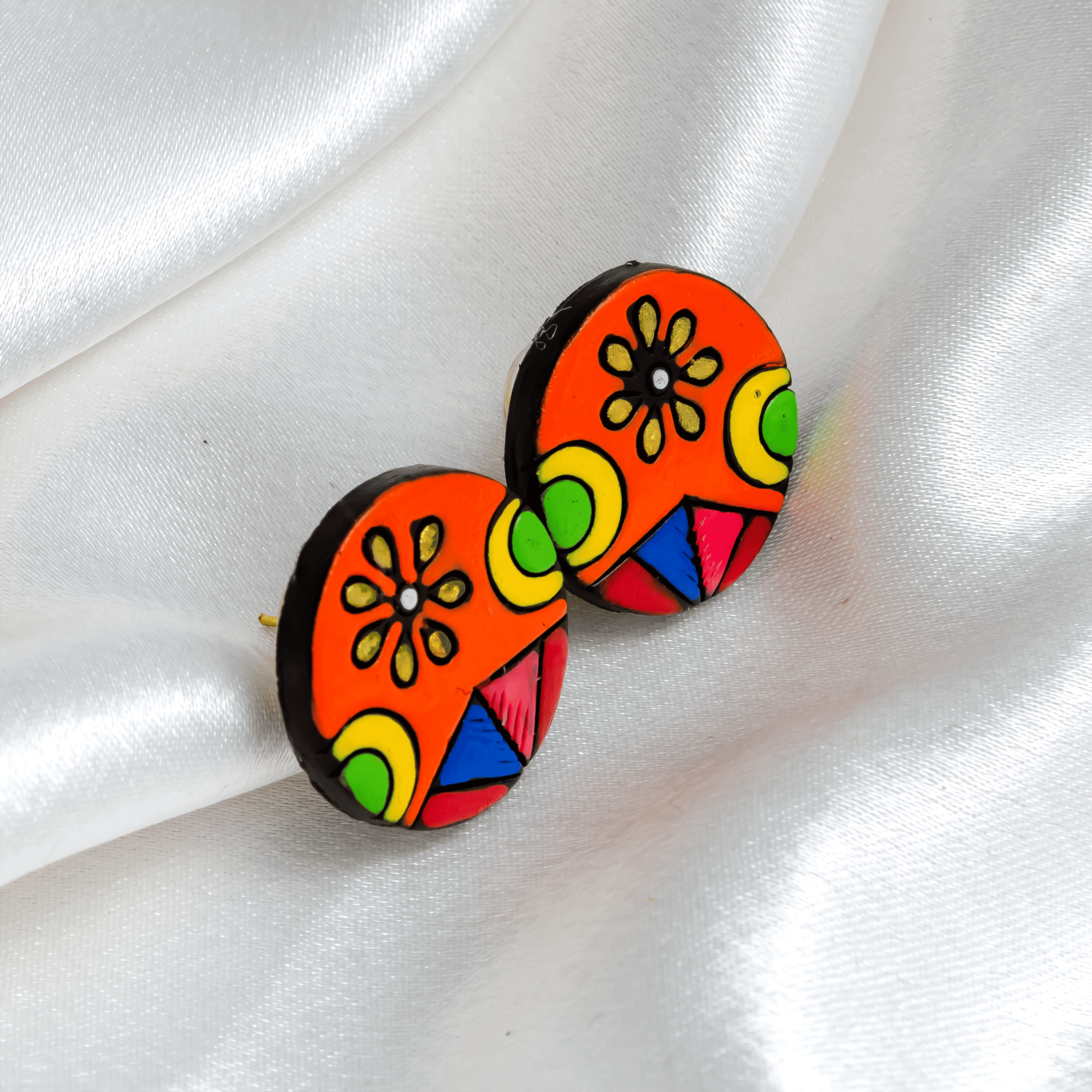 Dainty Earring Set | Clay Jewelry | 6-Pack Studded Earrings