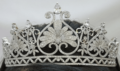 Royal Fleur Crystal Tiara