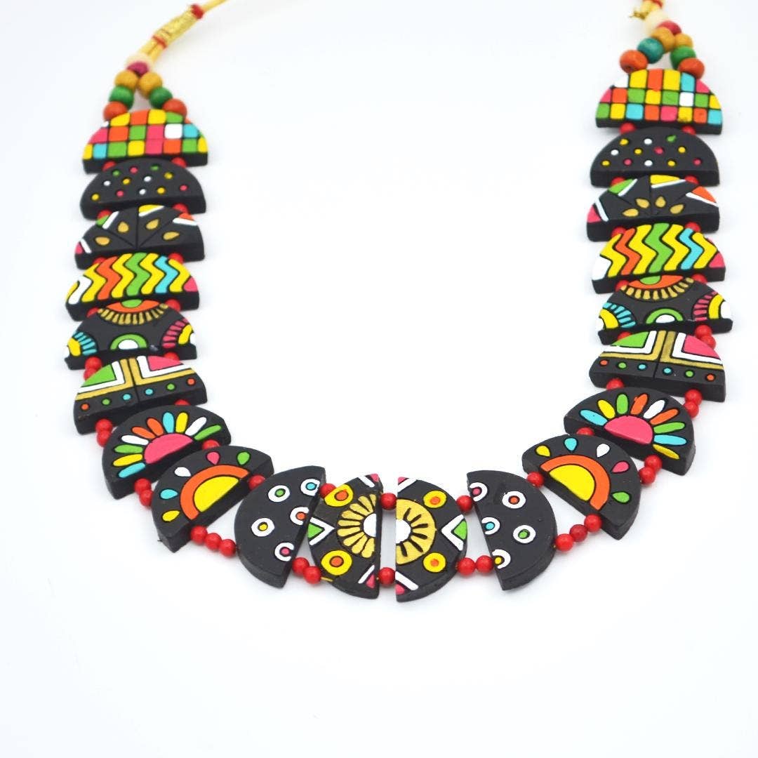 Half Moon Jewelry Set | Clay Jewelry | Celestial Jewelry