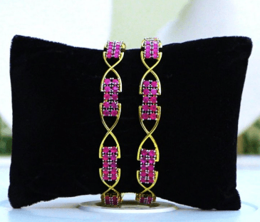 Pink Princess Twist Bangles