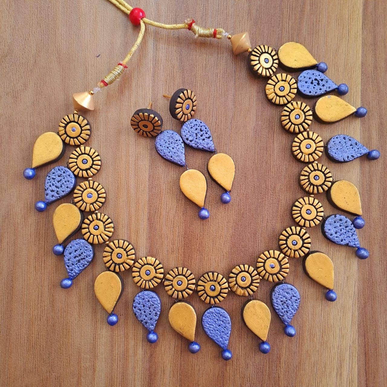 Water Droplet Jewelry Set | Clay Jewelry | Purple Jewelry