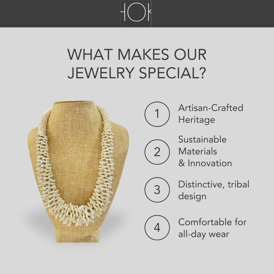 Blue Bead Set | Beaded Jewelry | Red & White Pattern Jewelry