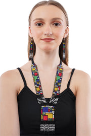 Multicolor Geometric Jewelry Set | Beaded Jewelry | Beads