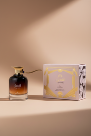 Qandel perfume bottle and packaging on a white background