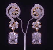 Diamond Swirl Luxe Earrings