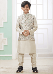 Chiku Art Banarasi Silk Printed Party Wear Readymade Kurta Pajama