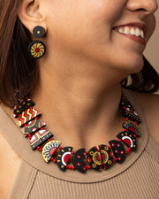 Half Moon Jewelry Set | Clay Jewelry | Celestial Jewelry