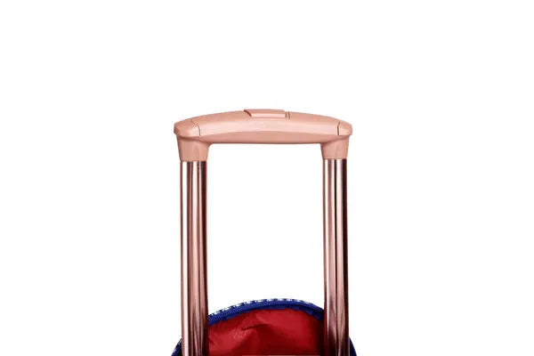 Blue Python Trim Graphic Print Weekend Travel Bag