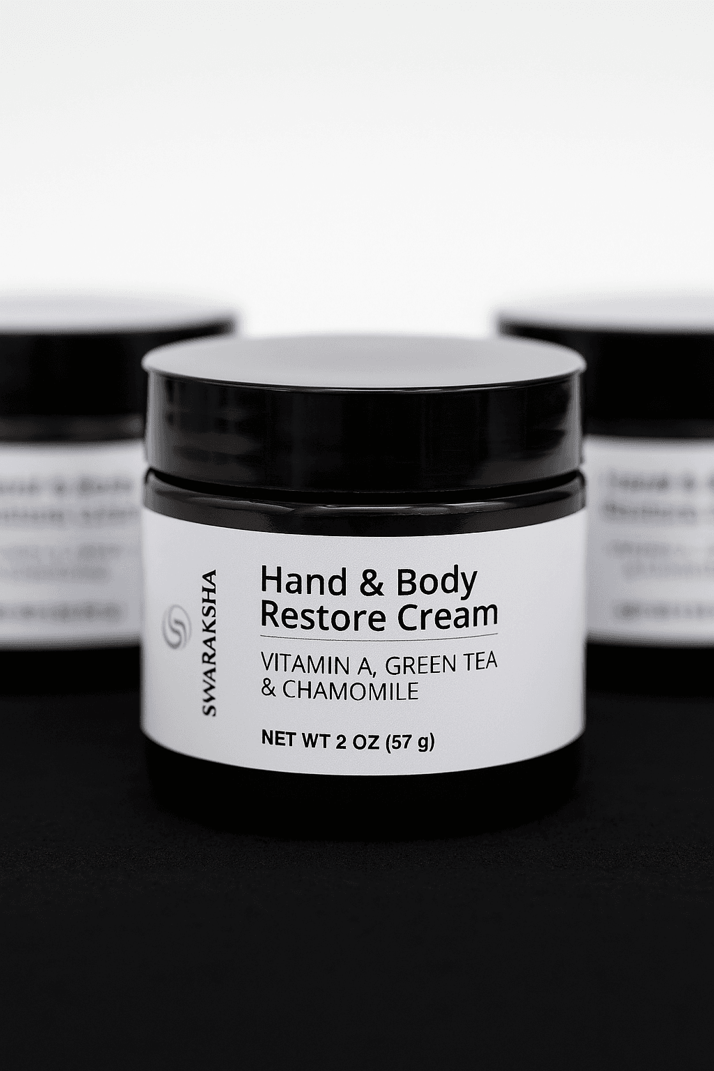 Swaraksha Hand & Body Restore Cream – Vitamin A, Green Tea & Chamomile