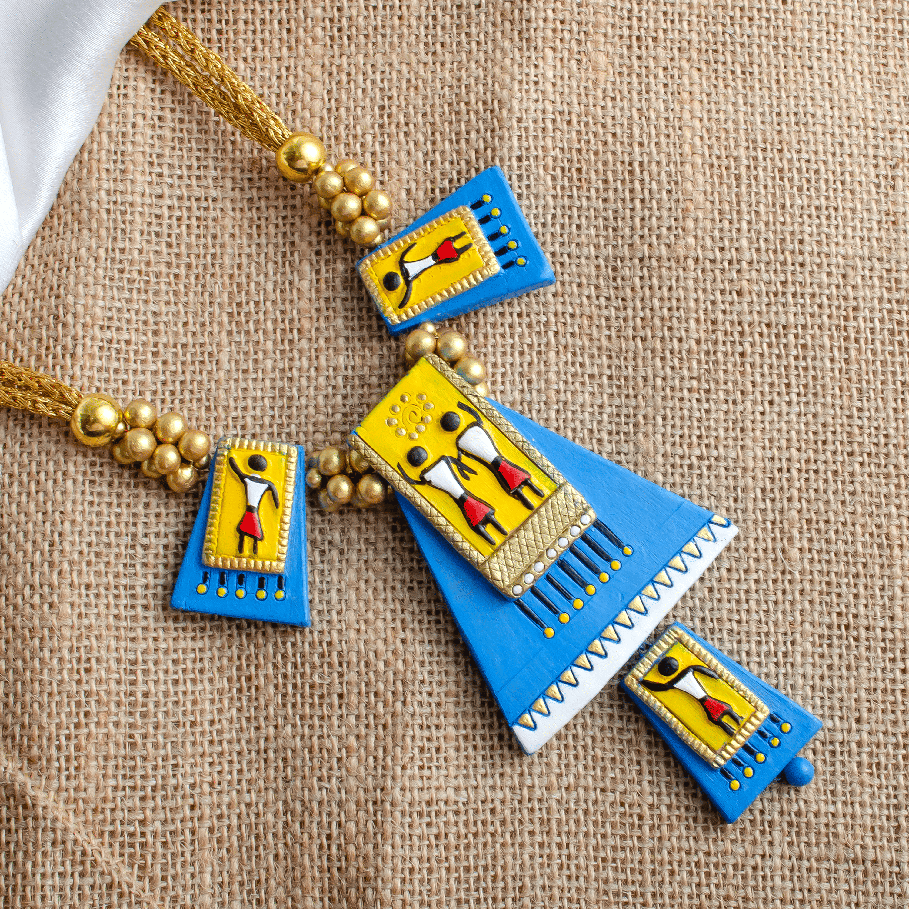 Egyptian Jewelry Set | Clay Jewelry | Green Pyramid Jewelry