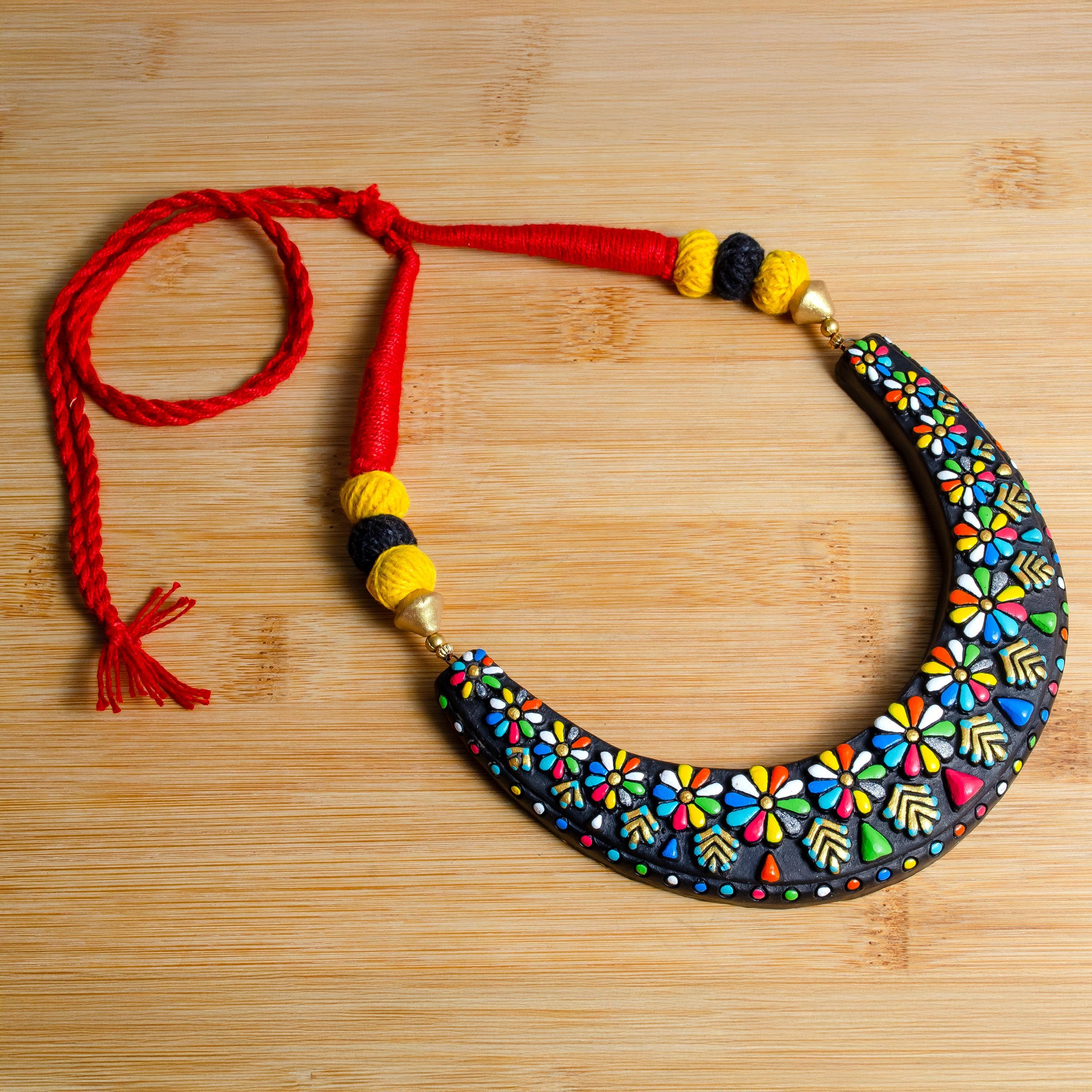 Geometric Jewelry Set | Clay Jewelry | Chocker Jewelry