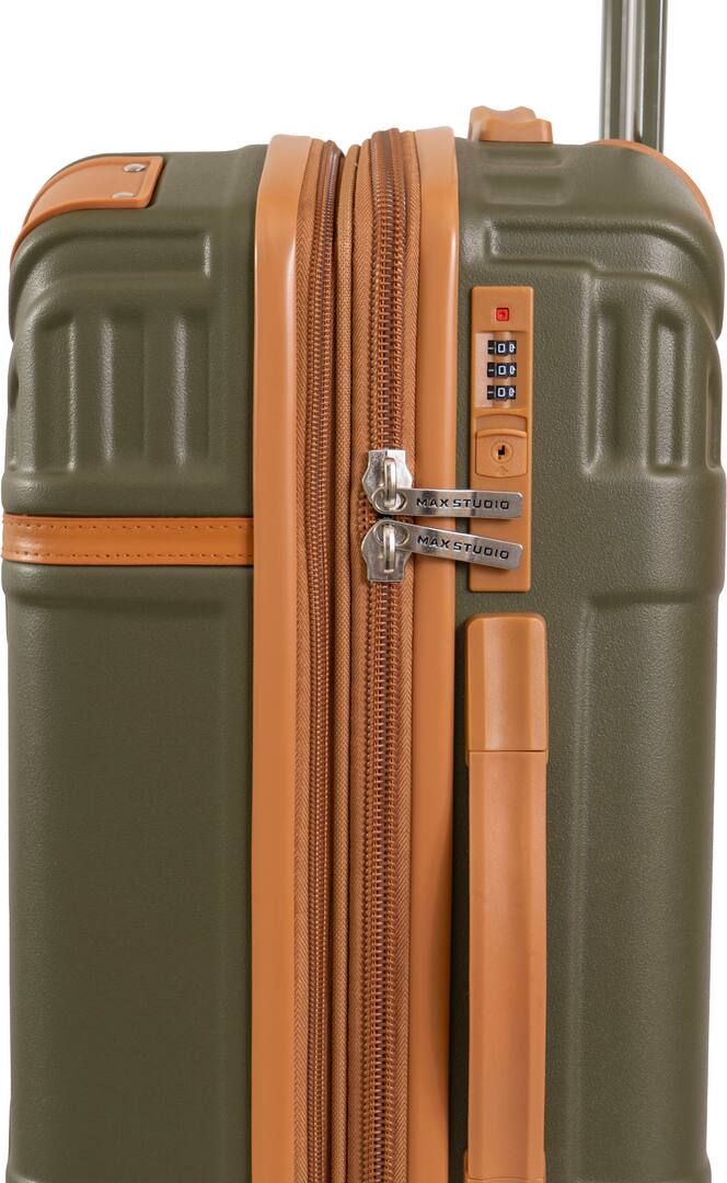 Olive Green Hard Shell Spinner Luggage