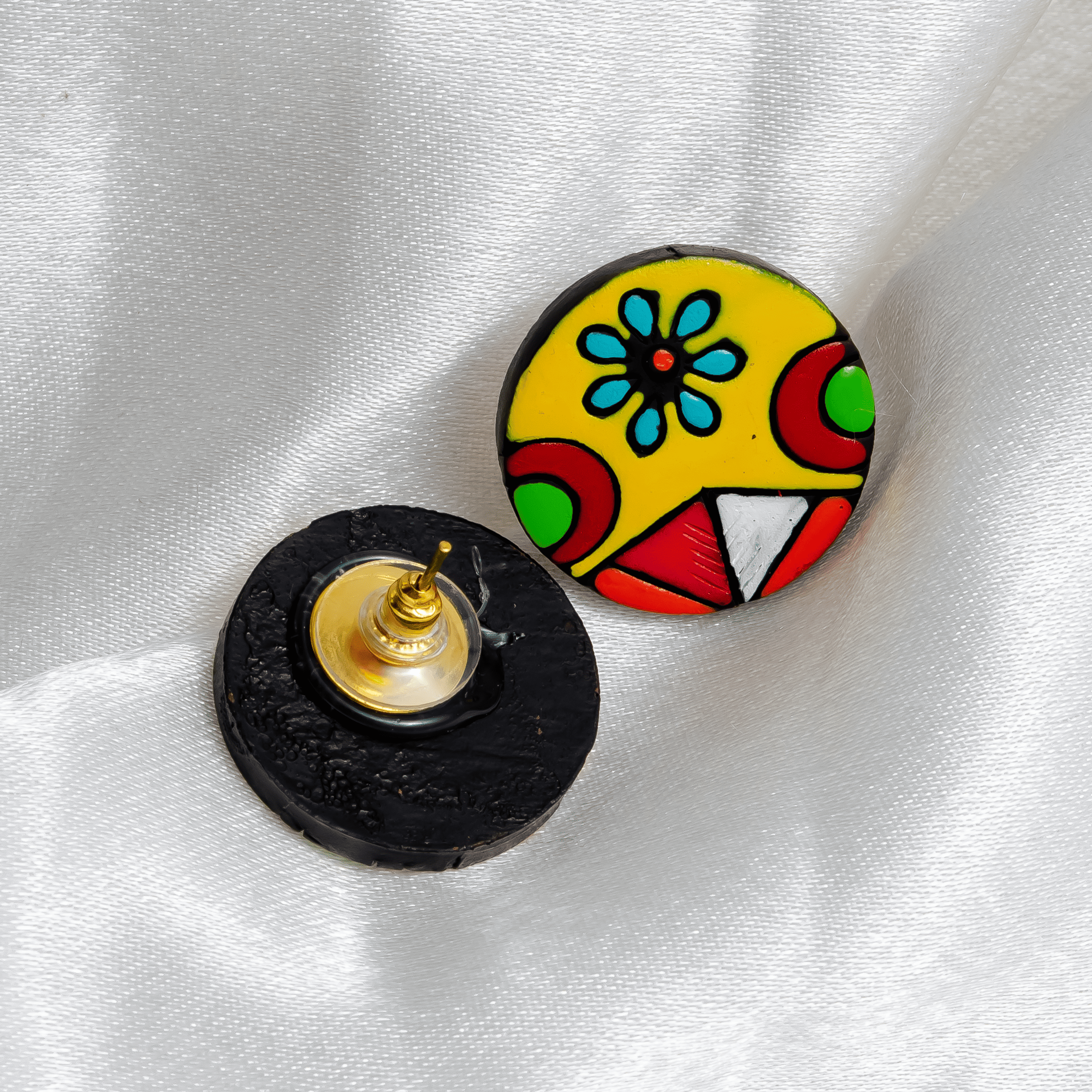 Dainty Earring Set | Clay Jewelry | 6-Pack Studded Earrings