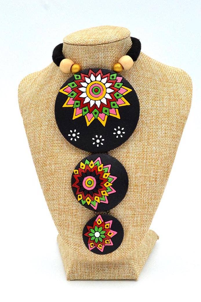 Forest Flower Jewelry Set | Clay Jewelry | Floral Jewelry