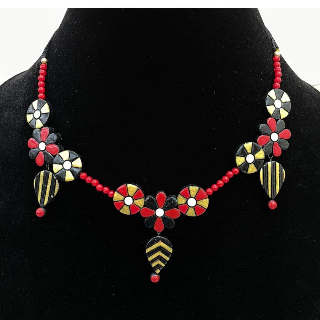 Dainty Flower Jewelry Set | Clay Jewelry | Floral Jewelry