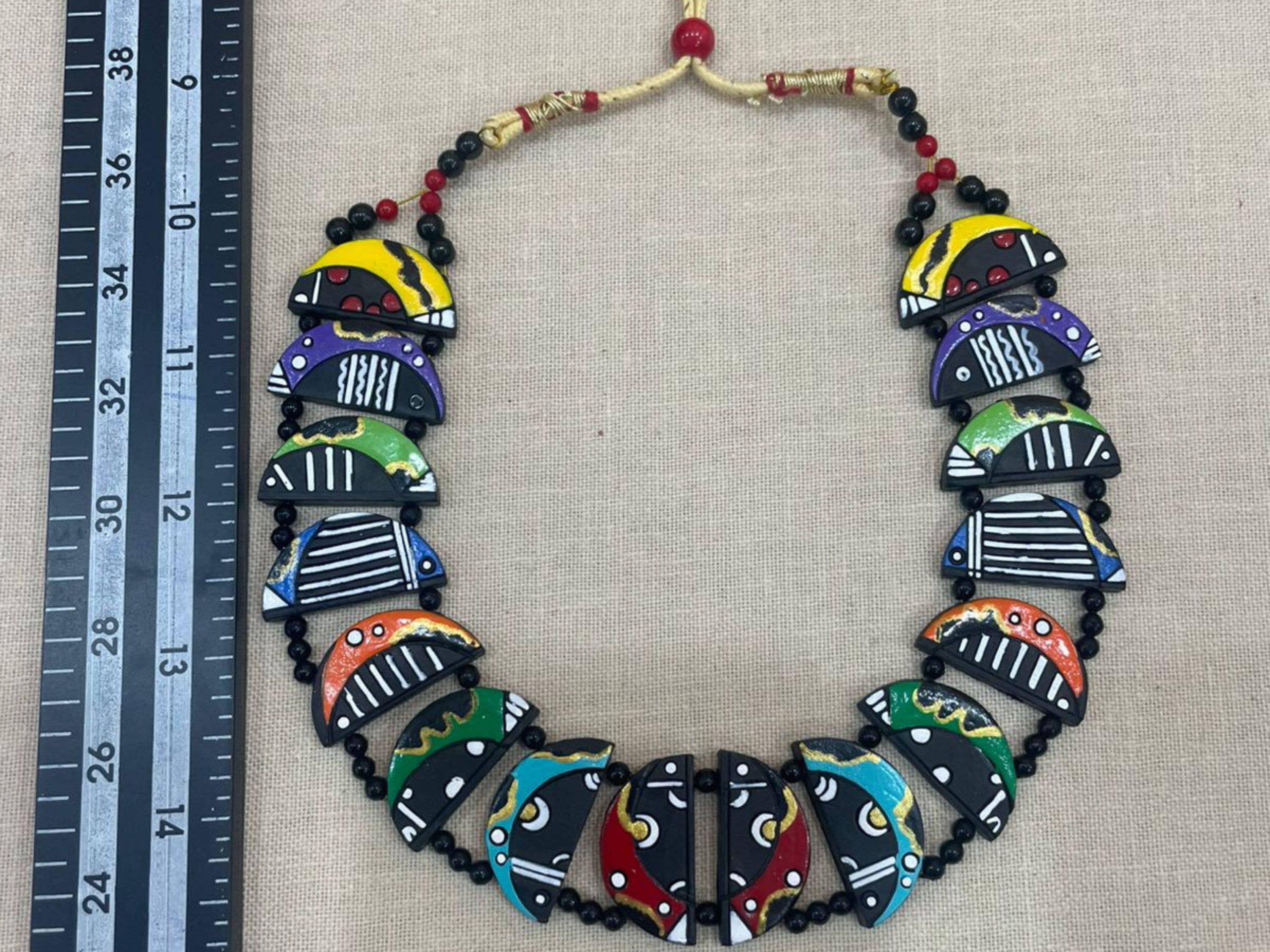 Crab Jewelry Set | Clay Jewelry | Multicolor Boho Set