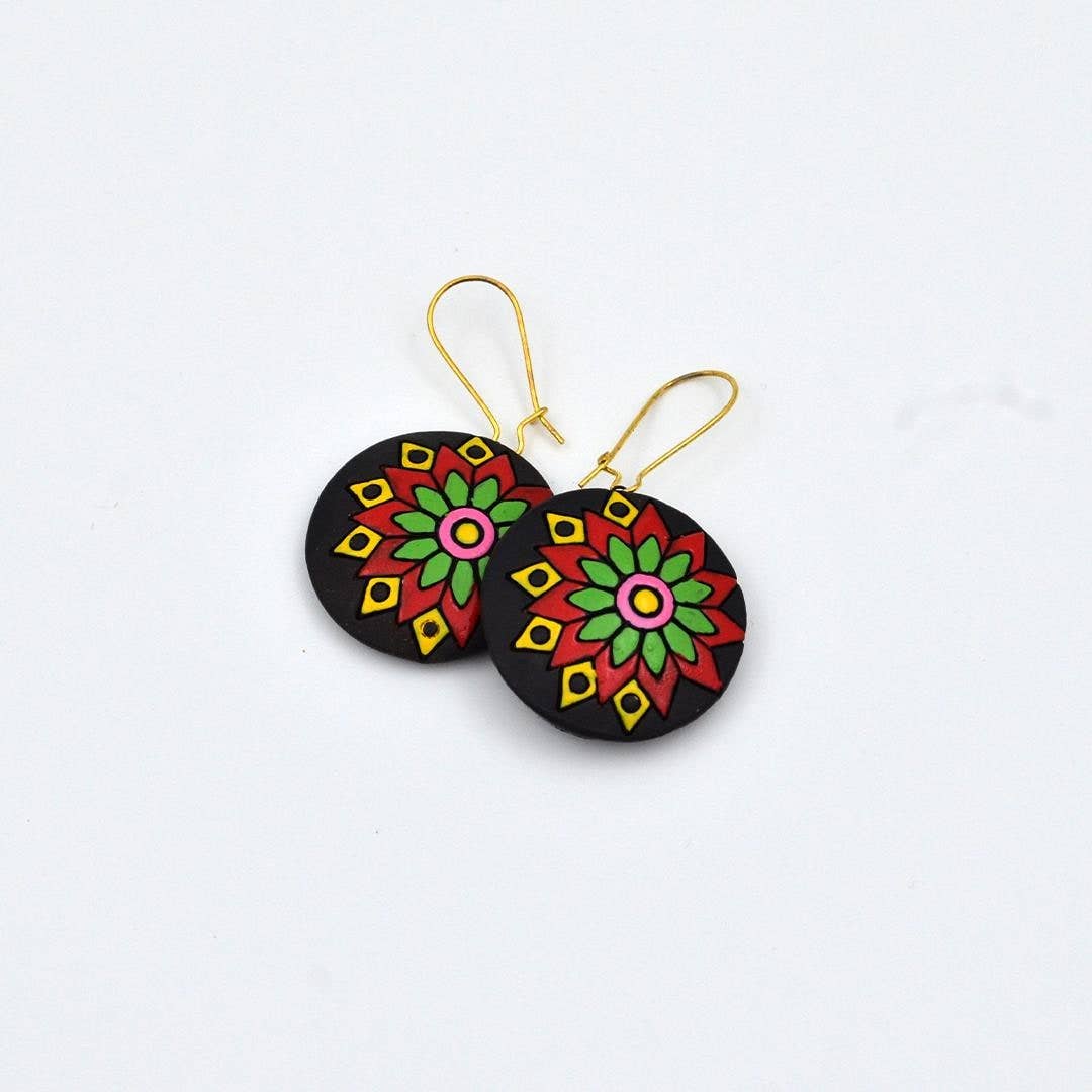 Forest Flower Jewelry Set | Clay Jewelry | Floral Jewelry