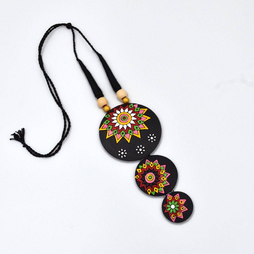 Forest Flower Jewelry Set | Clay Jewelry | Floral Jewelry
