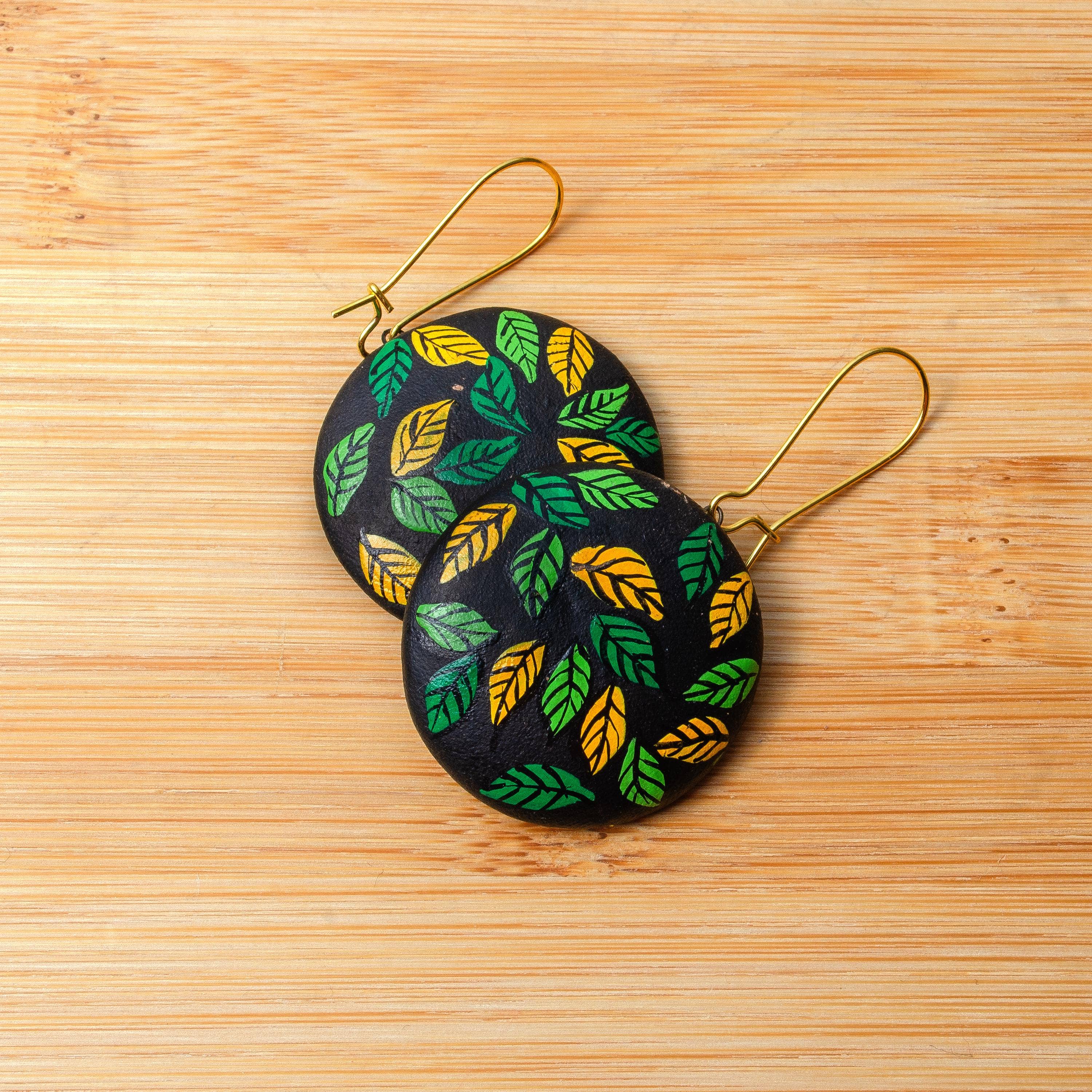 Leaf Jewelry Set | Clay Jewelry | Fall Leaves Jewelry
