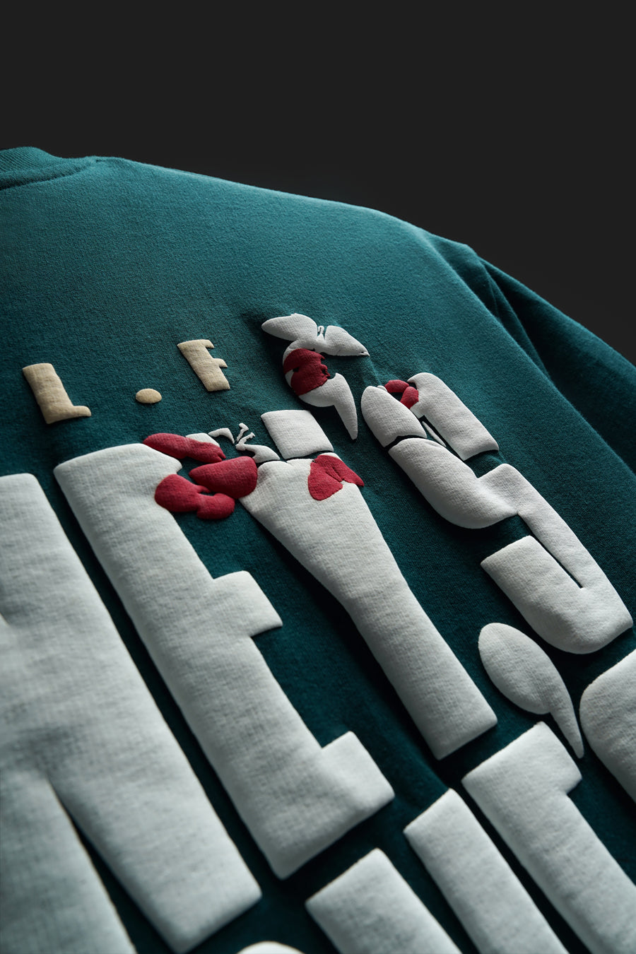 CHARACTR. Oversized Graphic T-Shirt – “The M.I.L.F”  Green  Edition