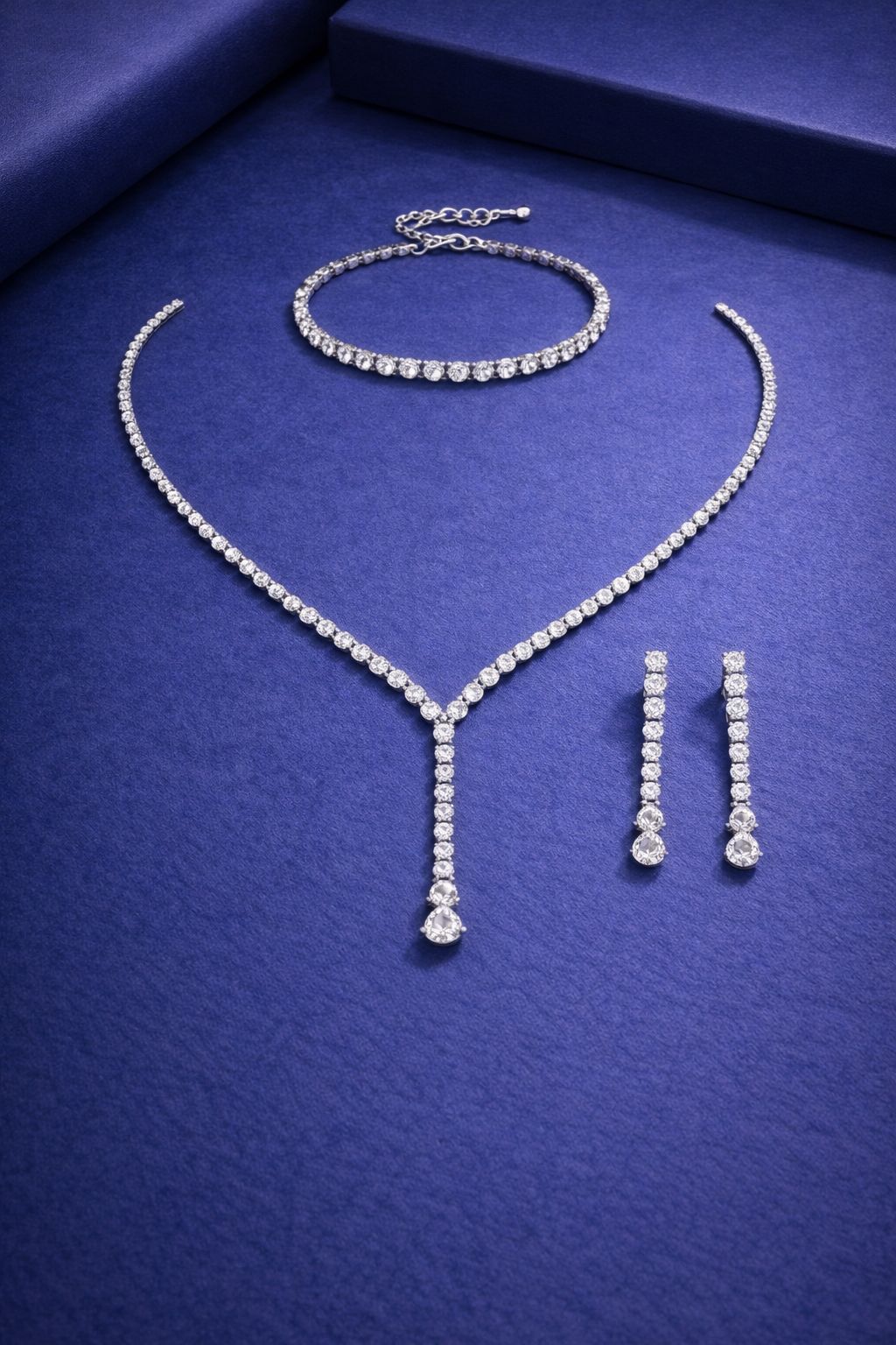 Crystal Teardrop Elegant Jewelry Set