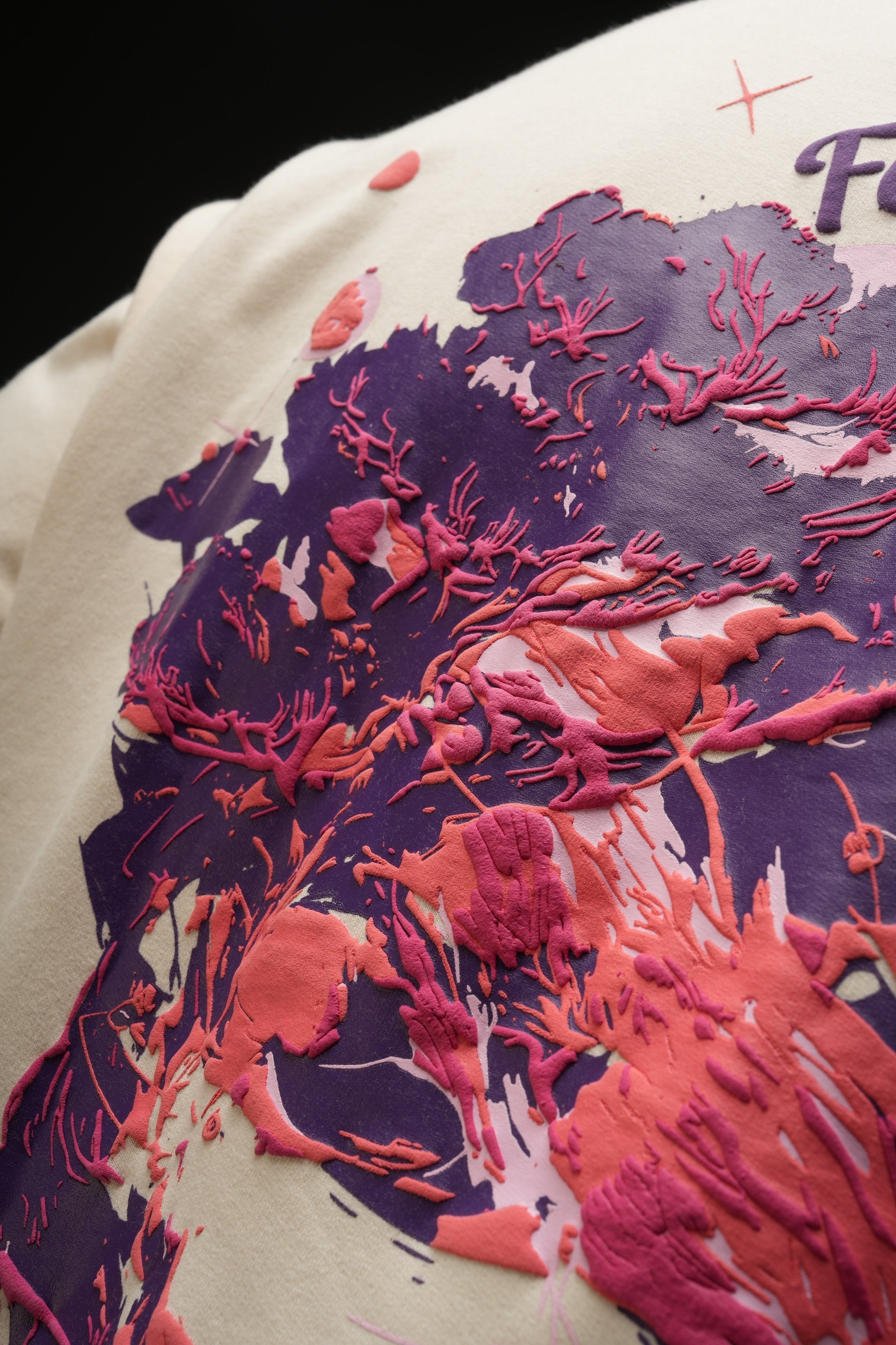 CHARACTR. Oversized Graphic T-Shirt – “THE FORTUNE”  Cream Edition