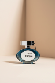 Armaf Mirage Man perfume bottle on a white background