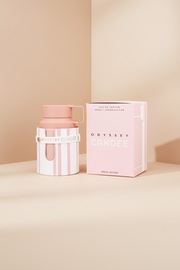 Odyssey Candee perfume bottle and packaging on a white background