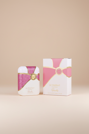 Armaf Le Parfait perfume packaging with pink and white design