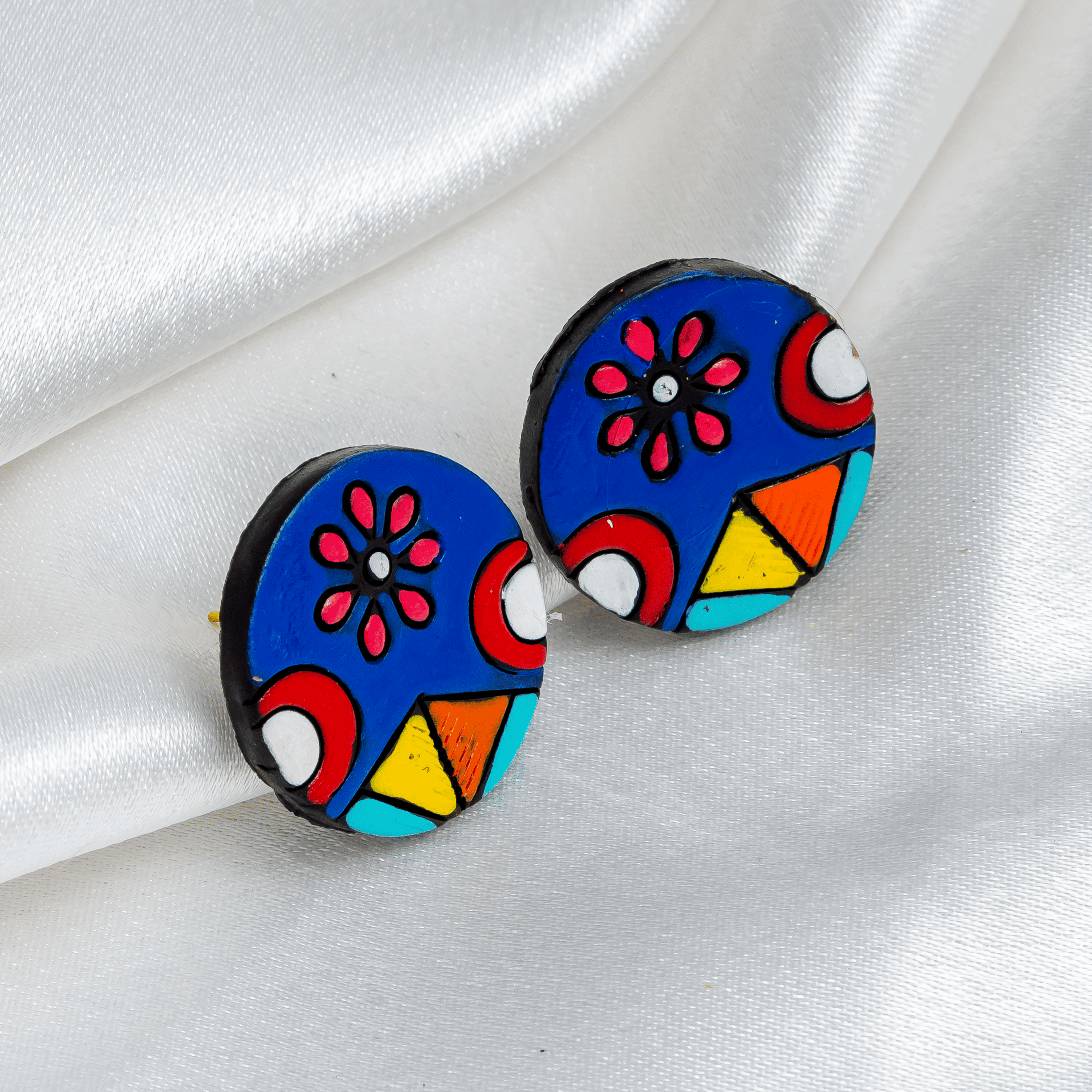 Dainty Earring Set | Clay Jewelry | 6-Pack Studded Earrings