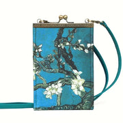 Van Gogh Almond Blossom Kiss-Lock Phone Pouch