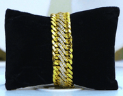 Heavy Gold-Plated Curb Link Bracelet