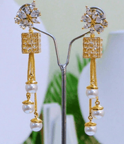 Elegant Pearl Drop Earrings
