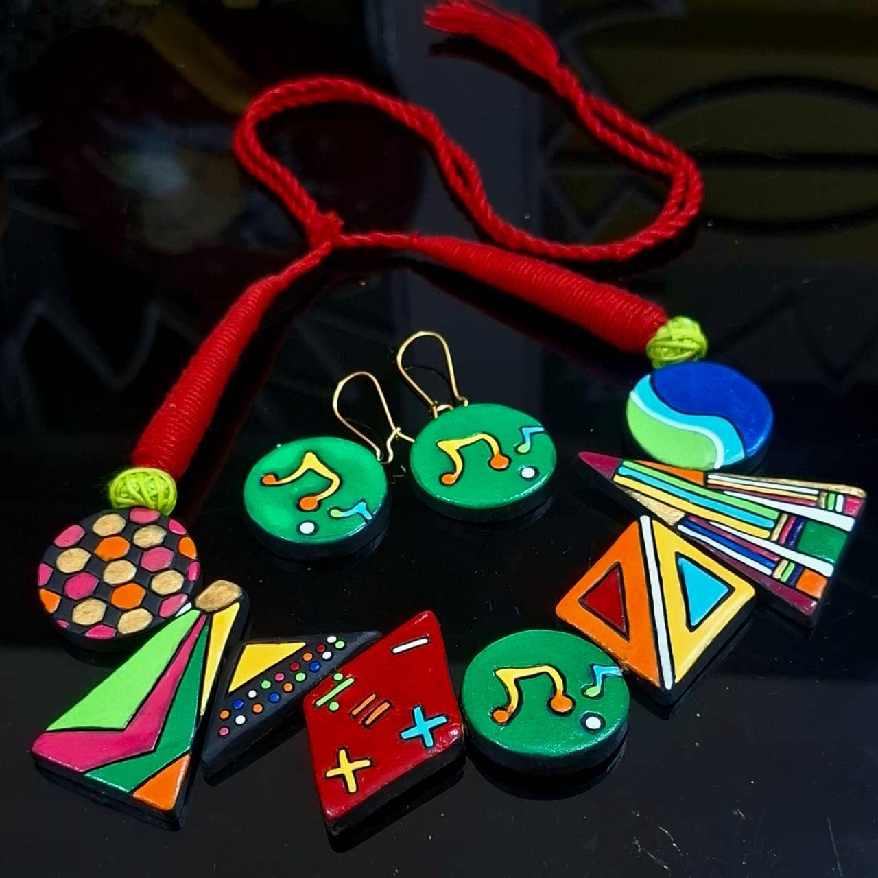 Music Notes Jewelry Set | Clay Jewelry | Back To School Set